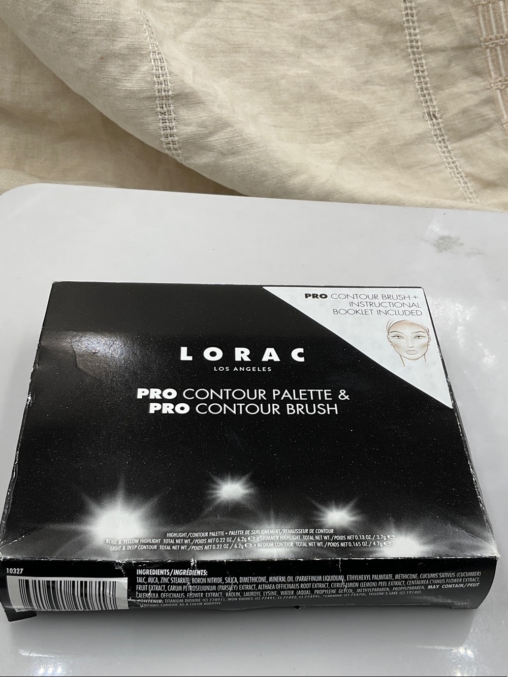 LORAC Pro Contour Palette & Pro Contour Brush - Black